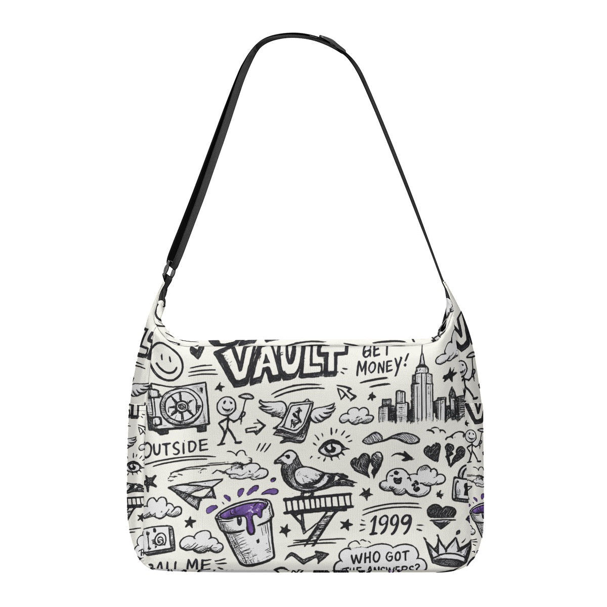 Vault Doodles Messenger Bag - Vault Garments