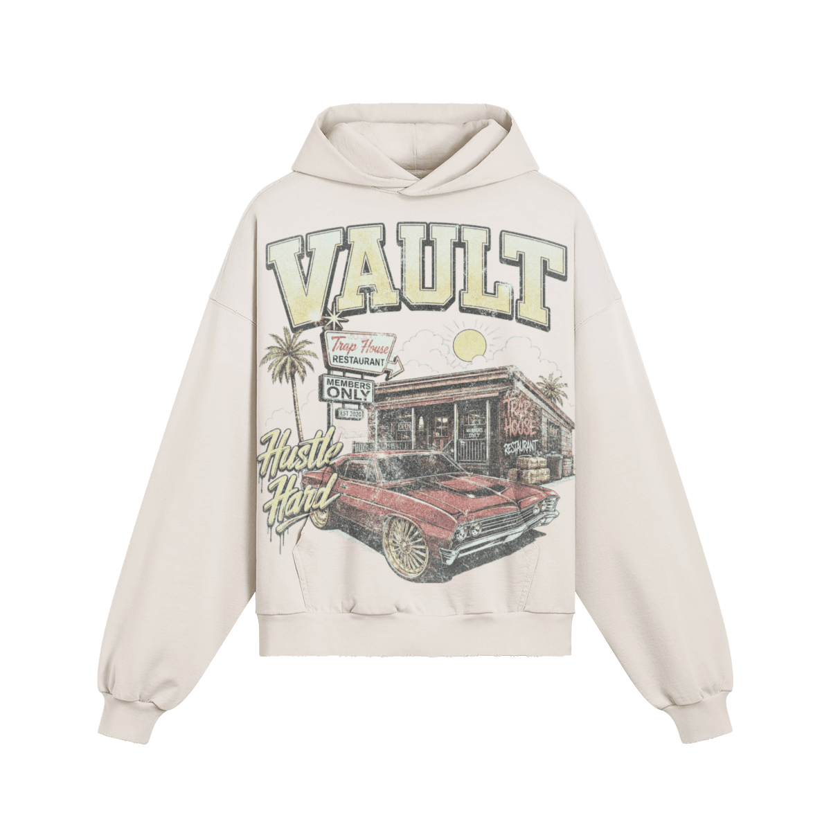 Vault Hustle Hard Tee - Vault Garments
